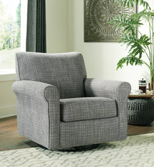 Leasing Furniture - Ashley Furniture - Renley Accent Chair - Swivel Glider Accent Chair / Ash - A3000002