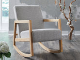 Leasing Furniture - Ashley Furniture - Wychworth Accent Chair - Accent Chair / Gray/Natural - A3000745