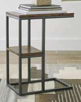Leasing Furniture - Ashley Furniture - Forestmin Accent Table - Accent Table / Natural/Black - A4000049