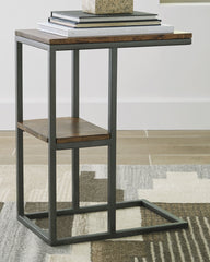 Leasing Furniture - Ashley Furniture - Forestmin Accent Table - Accent Table / Natural/Black - A4000049