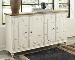 Leasing Furniture - Ashley Furniture - Roranville Accent Cabinet - Accent Cabinet / Antique White - A4000268