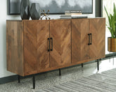 Leasing Furniture - Ashley Furniture - Prattville Accent Cabinet - Accent Cabinet / Brown - A4000308