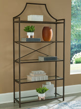 Leasing Furniture - Ashley Furniture - Bernonly Bookcase - Bookcase / Antique Bronze Finish - A4000556