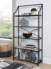Leasing Furniture - Ashley Furniture - Dakerwell Bookcase - Bookcase / Antique Black - A4000557