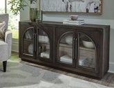 Leasing Furniture - Ashley Furniture - Dreley Accent Cabinet - Accent Cabinet / Grayish Brown - A4000586