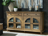 Leasing Furniture - Ashley Furniture - Barlomore Accent Cabinet - Accent Cabinet / Brown - A4000597
