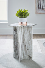 Leasing Furniture - Ashley Furniture - Keithwell Accent Table - Accent Table / Gray - A4000611