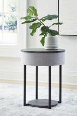Leasing Furniture - Ashley Furniture - Sethlen Accent Table with Speaker - Accent Table with Speaker / Gray/Black - A4000641
