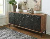 Leasing Furniture - Ashley Furniture - Dorannby Accent Cabinet - Accent Cabinet / Black/Brown - A4000649