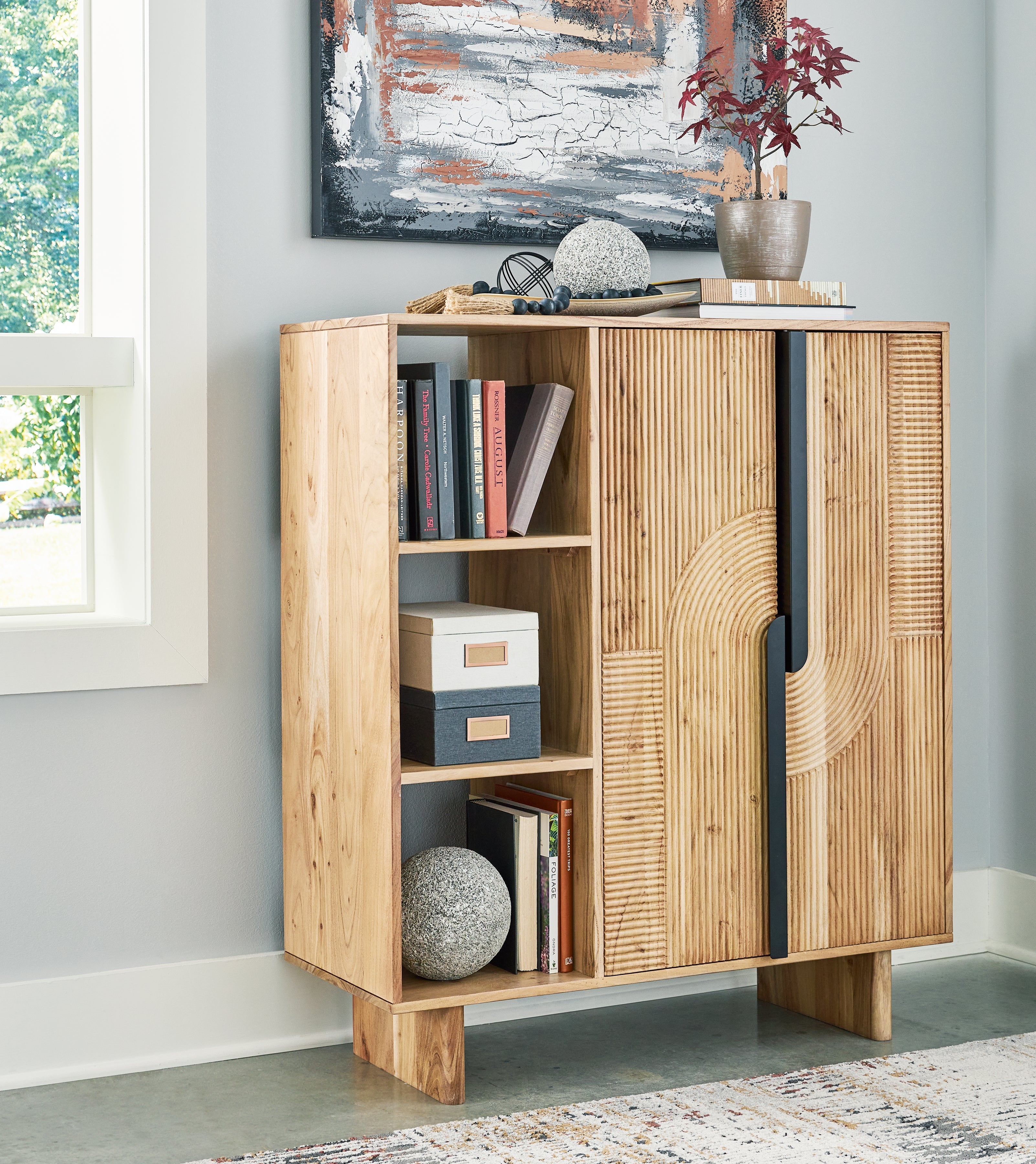 Leasing Furniture - Ashley Furniture - Kierwell Accent Cabinet - Accent Cabinet / Natural - A4000653