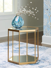 Leasing Furniture - Ashley Furniture - Veerwick Accent Coffee Table - Accent Cocktail Table / Gold Finish - A4000661