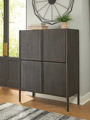 Leasing Furniture - Ashley Furniture - Orsonal Accent Cabinet - Accent Cabinet / Espresso Brown - A4000686