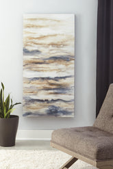Leasing Furniture - Ashley Furniture - Joely Wall Decor - Wall Art / Blue/Tan - A8000277
