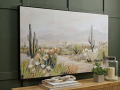 Leasing Furniture - Ashley Furniture - Sidworth Wall Decor - Wall Art / Green/Beige/Gray - A8000480