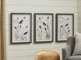 Leasing Furniture - Ashley Furniture - Honslow Wall Decor - Wall Art Set (3/CN) / Brown/Black/White - A8000506