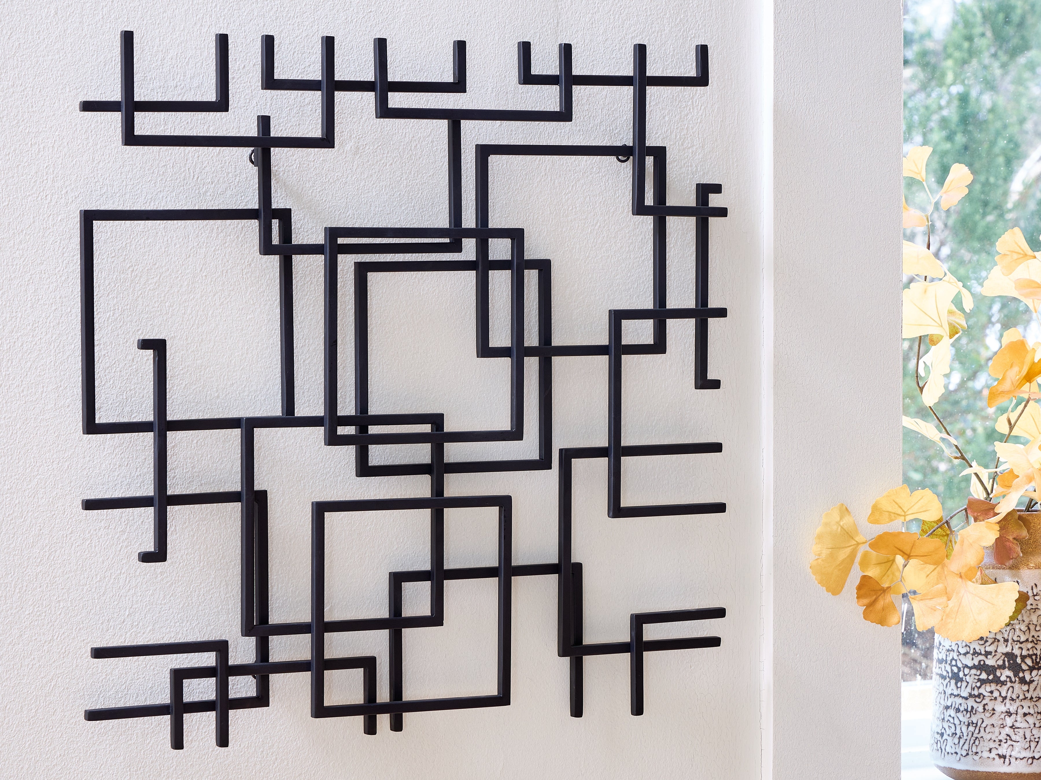 Leasing Furniture - Ashley Furniture - Aadanton Wall Decor - Wall Decor / Black - A8010400