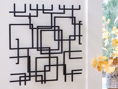 Leasing Furniture - Ashley Furniture - Aadanton Wall Decor - Wall Decor / Black - A8010400