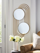 Leasing Furniture - Ashley Furniture - Warrenley Mirror - Accent Mirror / Gold Finish - A8010401