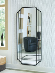 Leasing Furniture - Ashley Furniture - Antigone Mirror - Floor Mirror / Black - A8010434