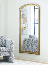 Leasing Furniture - Ashley Furniture - Fintan Mirror - Floor Mirror / Gold Finish - A8010436