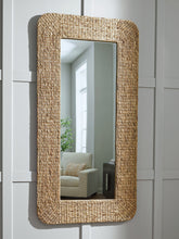 Leasing Furniture - Ashley Furniture - Norigan Mirror - Floor Mirror / Natural - A8010438