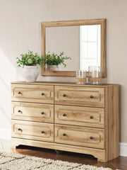 Leasing Furniture - Ashley Furniture - Aleaport Bedroom - Five Drawer Chest / Warm Brown - PCB1075-46