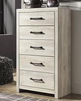 Leasing Furniture - Ashley Furniture - Cambeck Bedroom - Full Panel Bed with 2 Storage Drawers / Whitewash - B192B33