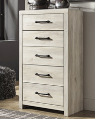Leasing Furniture - Ashley Furniture - Cambeck Bedroom - Full Panel Bed with 2 Storage Drawers / Whitewash - B192B33