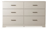 Leasing Furniture - Ashley Furniture - Stelsie Bedroom - Twin Panel Bed / White - B2588B12