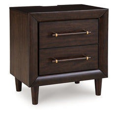 Leasing Furniture - Ashley Furniture - Dantenton Bedroom - Two Drawer Night Stand - B611-92