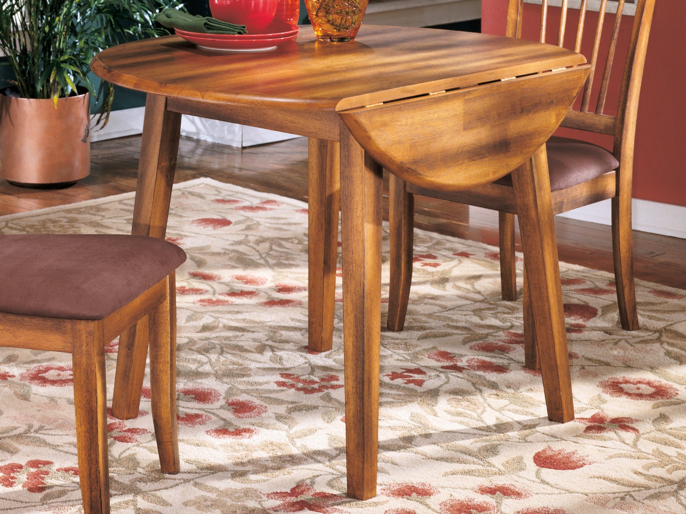 Leasing Furniture - Ashley Furniture - Berringer Dining Room - Dining Chair (Set of 2) / Rustic Brown - D199-01X2