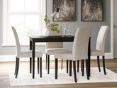 Leasing Furniture - Ashley Furniture - Kimonte Dining Room - Dining Chair (Set of 2) / Ivory - D250-01X2