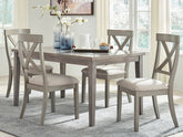 Leasing Furniture - Ashley Furniture - Parellen Dining Room - Dining Chair (Set of 2) / Gray - D291-01X2