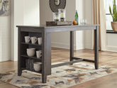 Leasing Furniture - Ashley Furniture - Caitbrook Dining Room - RECT DRM Counter TBL Set(7/CN) / Gray - D388-423