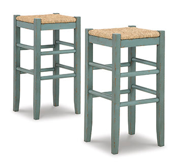 Leasing Furniture - Ashley Furniture - Mirimyn Dining Room - Bar Height Bar Stool (Set of 2) / White - D508-230X2