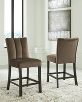Leasing Furniture - Ashley Furniture - Jeshina Counter Height Barstool (Set of 2) - Counter Height Barstool (Set of 2) / Mocha - PCD581-124X2