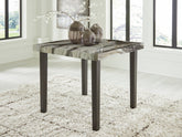 Leasing Furniture - Ashley Furniture - Jeshina Counter Height Dining Table - Square DRM Counter Table / Dark Brown/Beige - PCD581-13