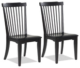 Leasing Furniture - Ashley Furniture - Brenkerton Dining Chair (Set of 2) - Dining Chair (Set of 2) / Black - PCD591-01X2
