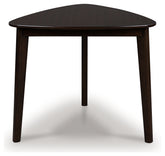Leasing Furniture - Ashley Furniture - Mallenette Dining Table - Triangle Dining Room Table / Merlot - PCD607-16
