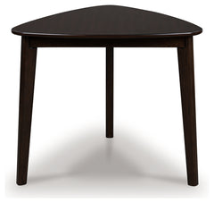 Leasing Furniture - Ashley Furniture - Mallenette Dining Table - Triangle Dining Room Table / Merlot - PCD607-16