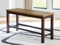 Leasing Furniture - Ashley Furniture - Rylandeen Dining Room - Double Counter Bench (1/CN) - PCD651-09