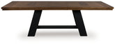 Leasing Furniture - Ashley Furniture - Greddinton Dining Extension Table - Dining Extension Table / Brown/Black - PCD824D11