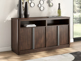 Leasing Furniture - Ashley Furniture - Dilenno Dining Server - Dining Room Server / Dark Brown - PCD857-60