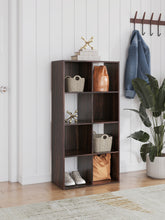 Leasing Furniture - Ashley Furniture - Glosmount Eight Cube Organizer - Eight Cube Organizer / Cherry/Light Brown - EA1055-4X2