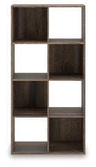 Leasing Furniture - Ashley Furniture - Shallifer Eight Cube Organizer - Eight Cube Organizer / Brown - EA1104-4X2