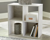 Leasing Furniture - Ashley Furniture - Paxberry Four Cube Organizer - Four Cube Organizer / Whitewash - EA1811-2X2
