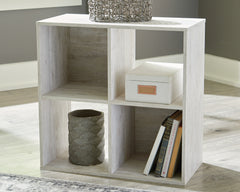 Leasing Furniture - Ashley Furniture - Paxberry Four Cube Organizer - Four Cube Organizer / Whitewash - EA1811-2X2