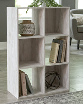 Leasing Furniture - Ashley Furniture - Paxberry Six Cube Organizer - Six Cube Organizer / Whitewash - EA1811-3X2