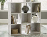 Leasing Furniture - Ashley Furniture - Paxberry Nine Cube Organizer - Nine Cube Organizer / Whitewash - EA1811-3X3
