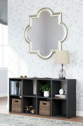 Leasing Furniture - Ashley Furniture - Langdrew Eight Cube Organizer - Eight Cube Organizer / Black - EA4957-4X2